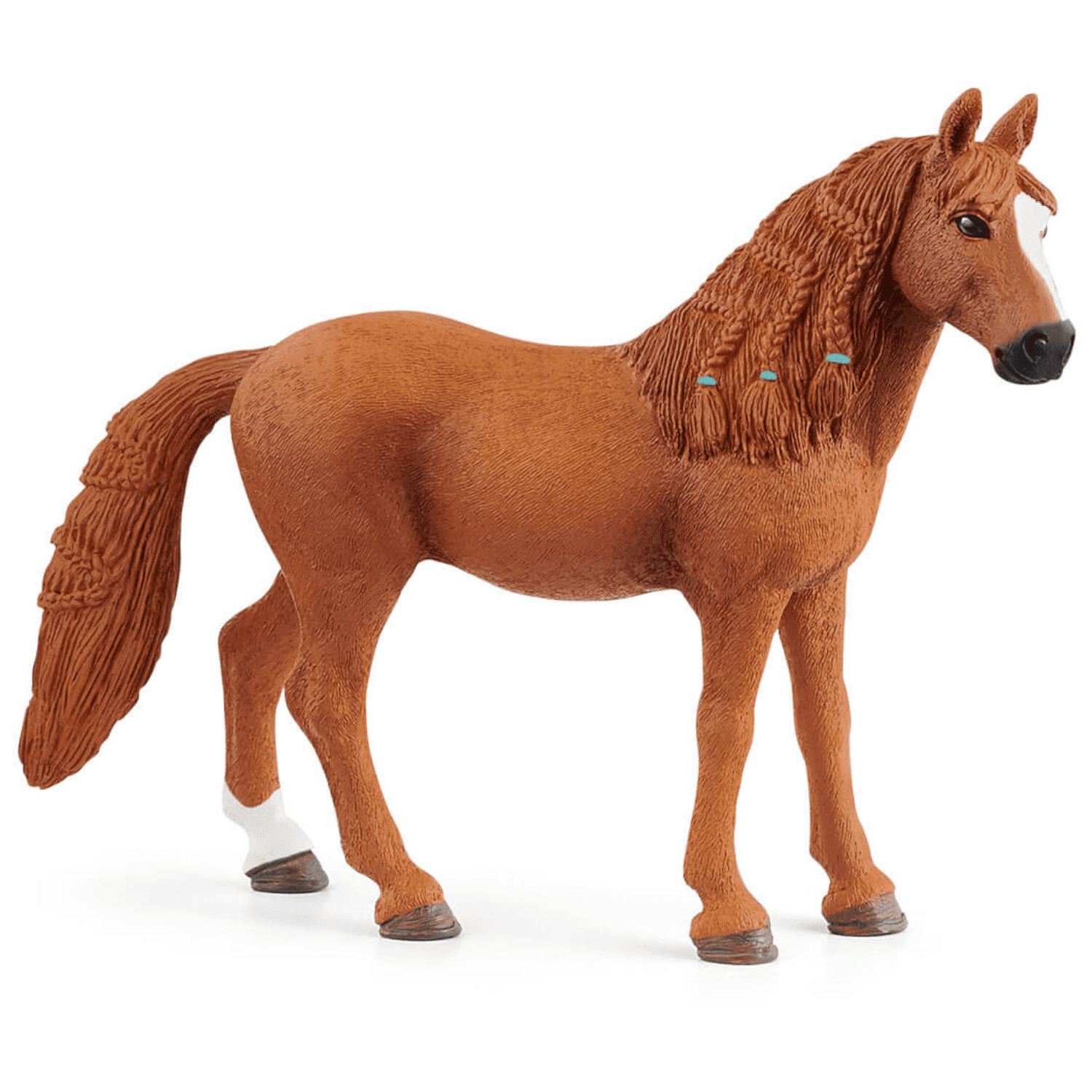 Schleich - Horse Club: German Riding Pony Mare Animal Toy Figurine Playset, 1 Pc
