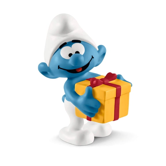 SMURF WITH PRESENT