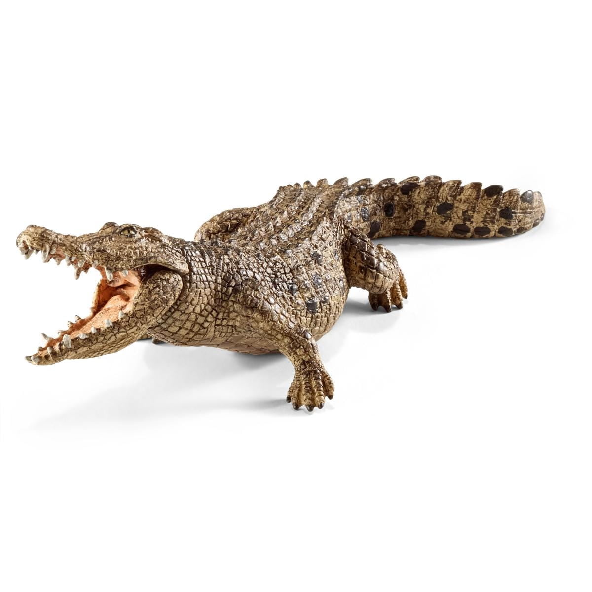 Schleich Wild Life - Realistic Wild Animal Toy For Boys and Girls, Crocodile Toy Figurine with Movable Jaw - Kids Ages 3+