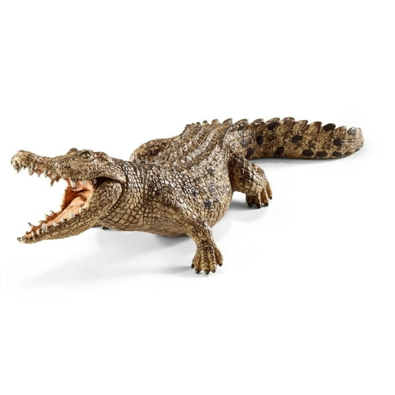 Schleich Wild Life - Realistic Wild Animal Toy For Boys and Girls, Crocodile Toy Figurine with Movable Jaw - Kids Ages 3+