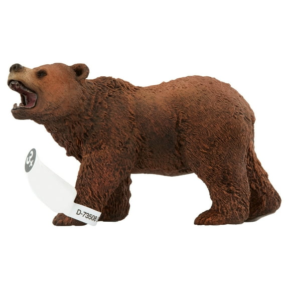 Schleich Wild Life - Realistic Grizzly Bear Figurine - Wild Animal Figure - Kids Ages 3+