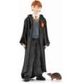 thumbnail image 1 of Schleich Harry Potter - 2PC Ron Weasley and Scabbers the Rat Figurine Toy Set - Wizarding World Collectible Figures for Kids and Adults Ages 6+ | 42634, 1 of 7