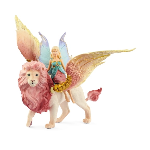 Schleich bayala Fairy in Flight on Winged Lion Toy Figurine