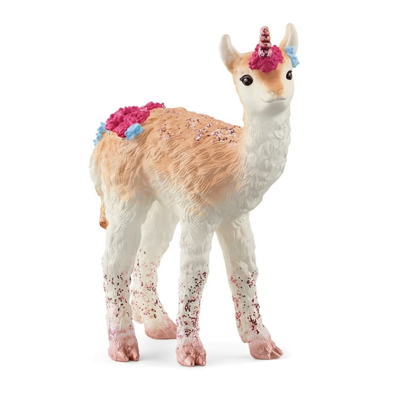 Schleich Bayala Pink Llamacorn Figurine - Fairy Animal Figures - Imaginative Fun and Durable Toy for Girls and Boys -Kids Ages 5+