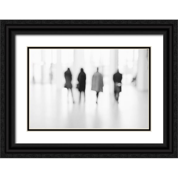 Schleicher-Schwarz, Roswitha 24x17 Black Ornate Wood Framed with Double Matting Museum Art Print Titled - In The Gallery