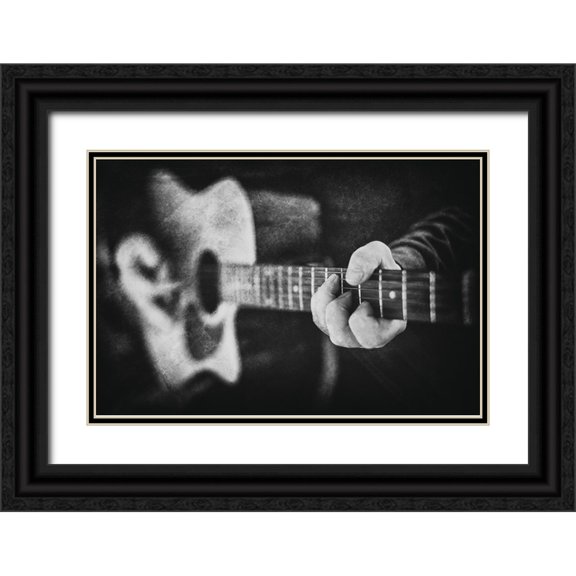 Schleicher-Schwarz, Roswitha 24x17 Black Ornate Wood Framed with Double Matting Museum Art Print Titled - Unplugged