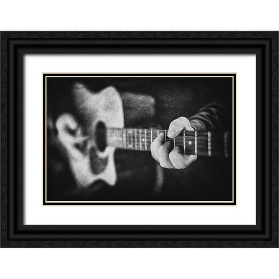 Schleicher-Schwarz, Roswitha 32x23 Black Ornate Wood Framed with Double Matting Museum Art Print Titled - Unplugged