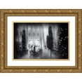 thumbnail image 1 of Schleicher-Schwarz, Roswitha 32x23 Gold Ornate Wood Framed with Double Matting Museum Art Print Titled - Christmas In The City, 1 of 4