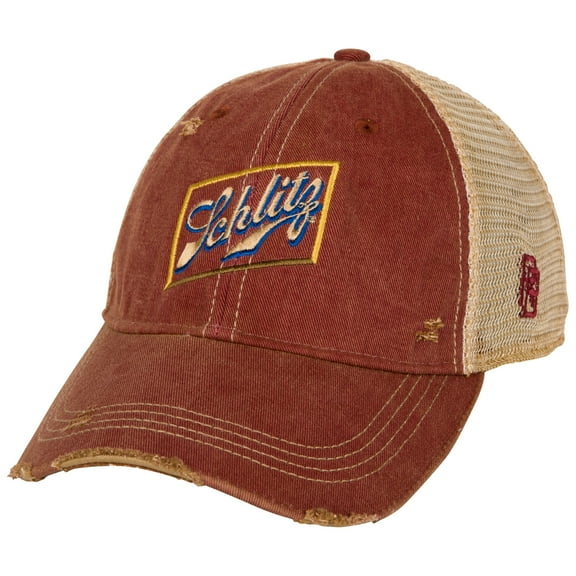 Schlitz Embroidered Patch Adjustable Hat