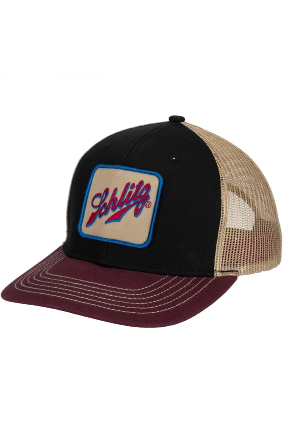 Patch Retro Tri-Tone Cotton Twill Hat