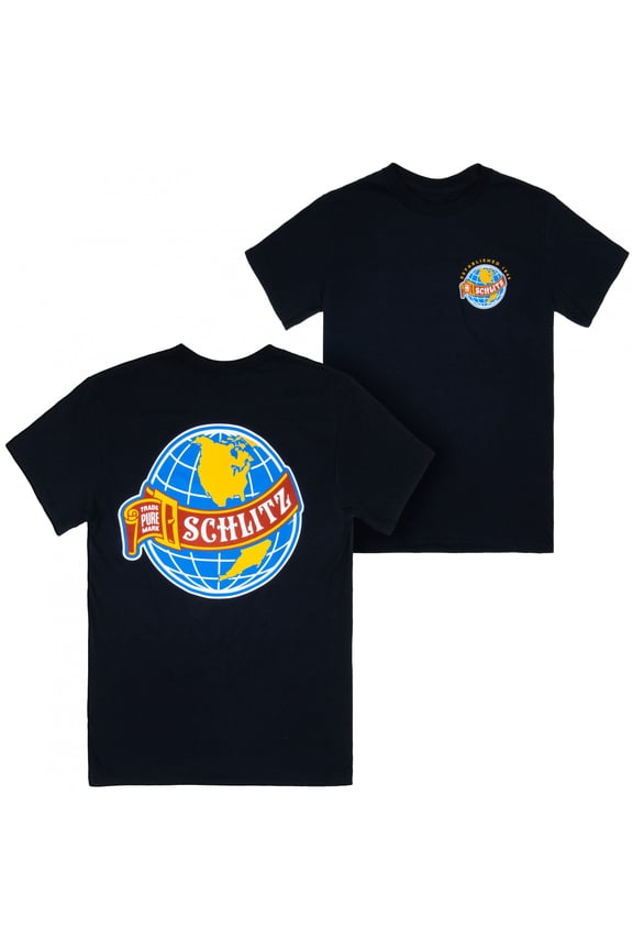 897125-2xlarge Bull Logo Black Front & Back Print T-Shirt - Black - 2XL