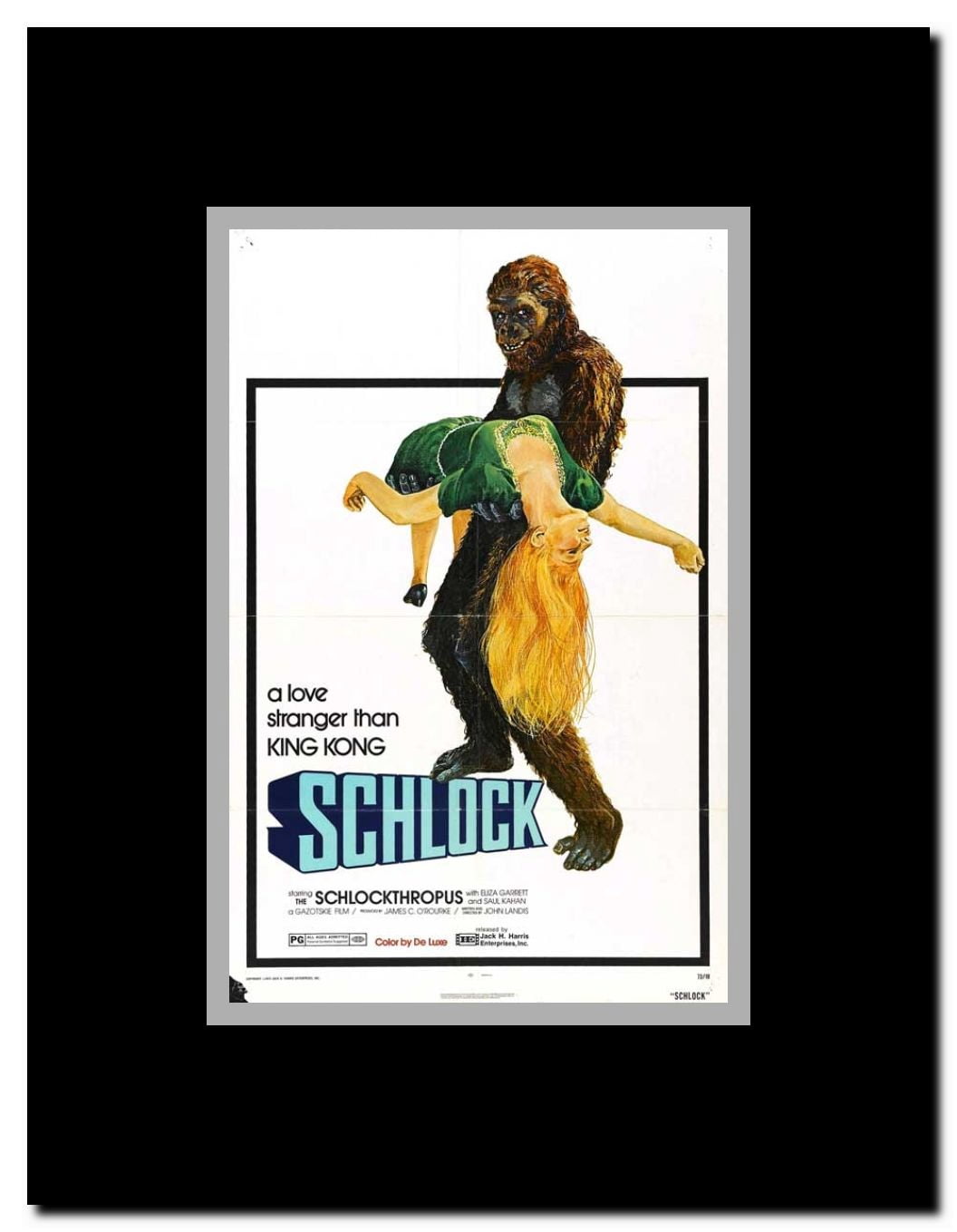 Schlock Framed Movie Poster