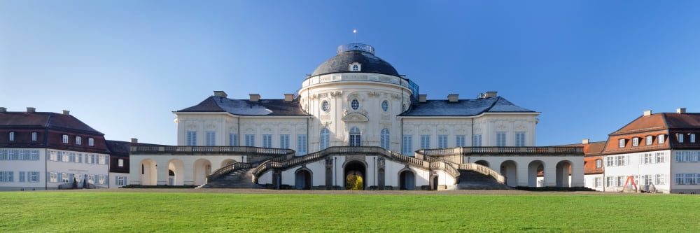 Schloss Solitude Castle Stuttgart Baden-Wurttemberg Germany Canvas Art - Panoramic Images (36 x 12)