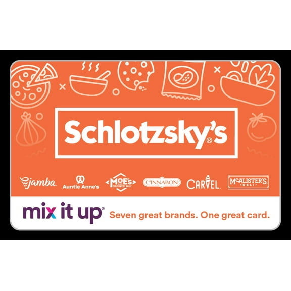 Schlotzskys $50 eGift Card [Email Delivery]