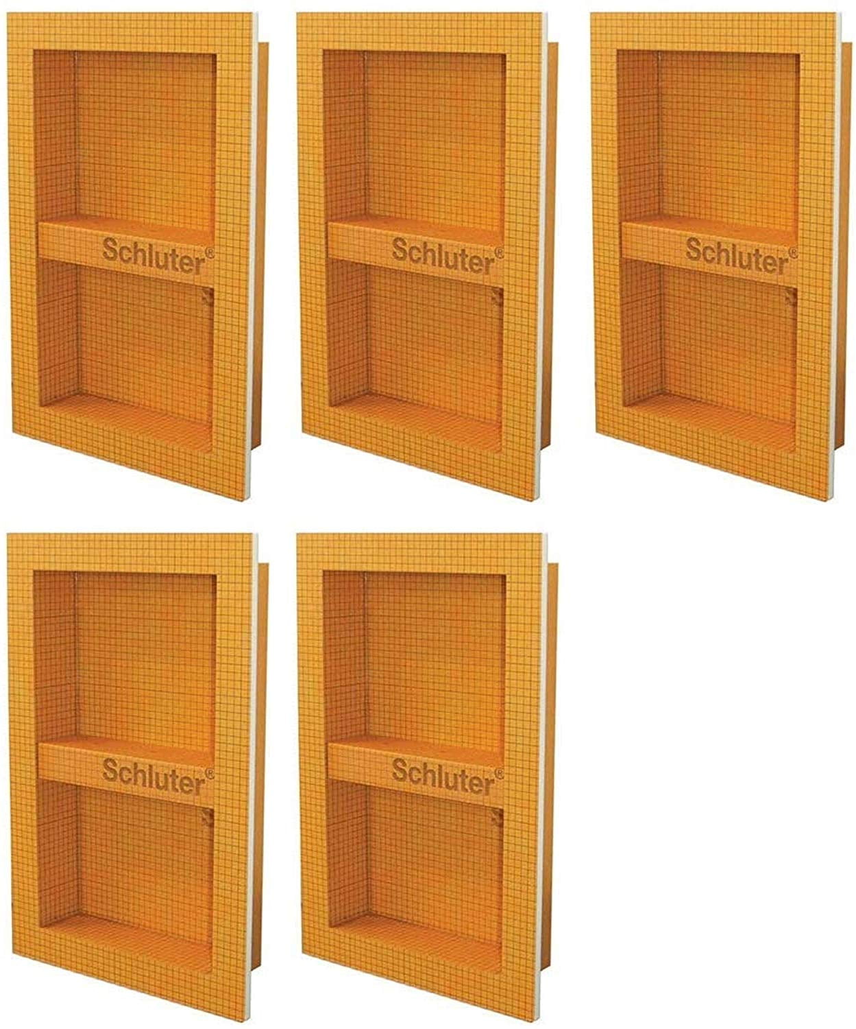 Schluter KERDIBOARDSN Shower Niche (with shelf) 12"x28" (Five Pack