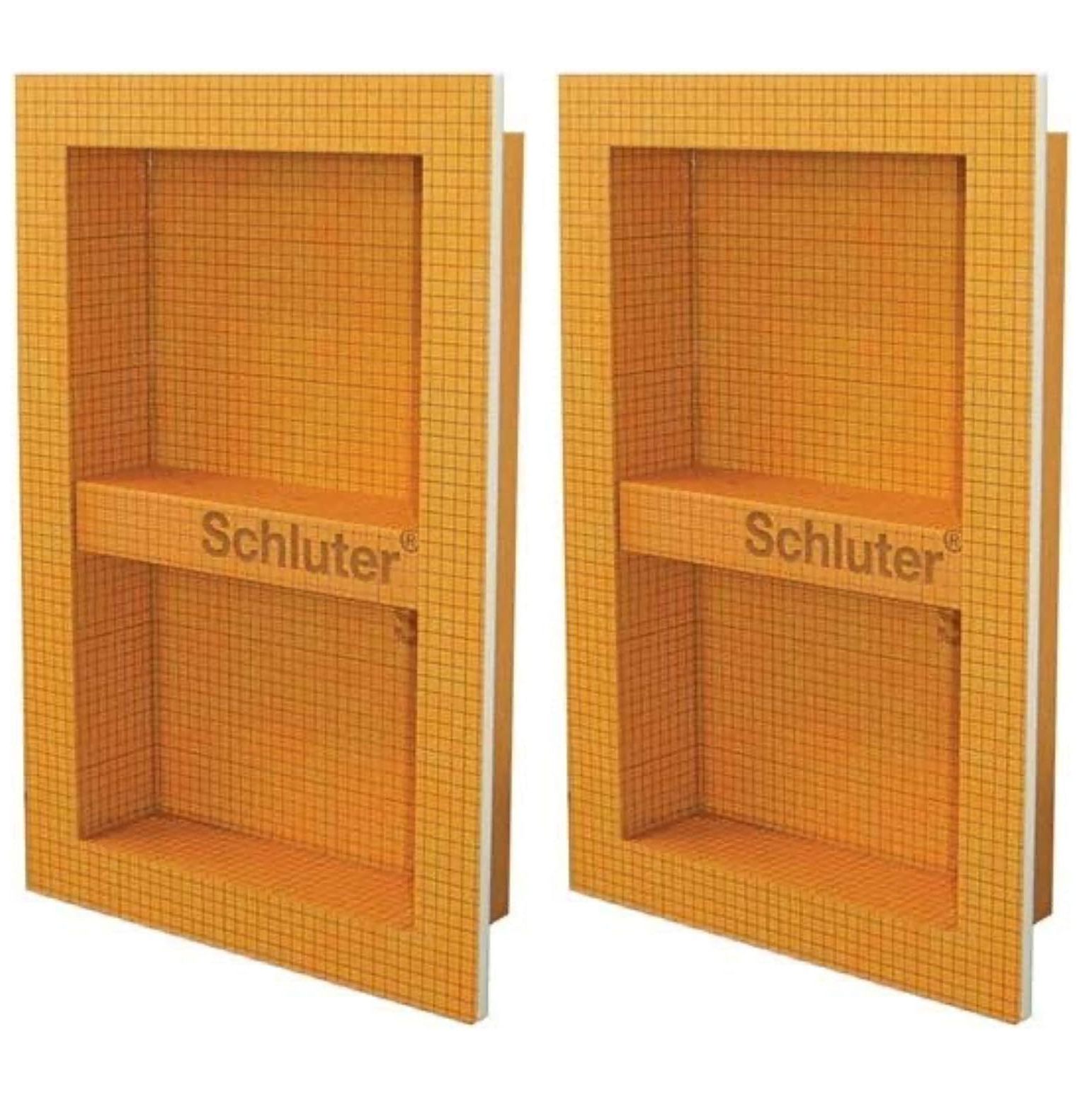 Schluter KERDIBoardSN Shower Niche (with Shelf) 12"x28" (Two Pack