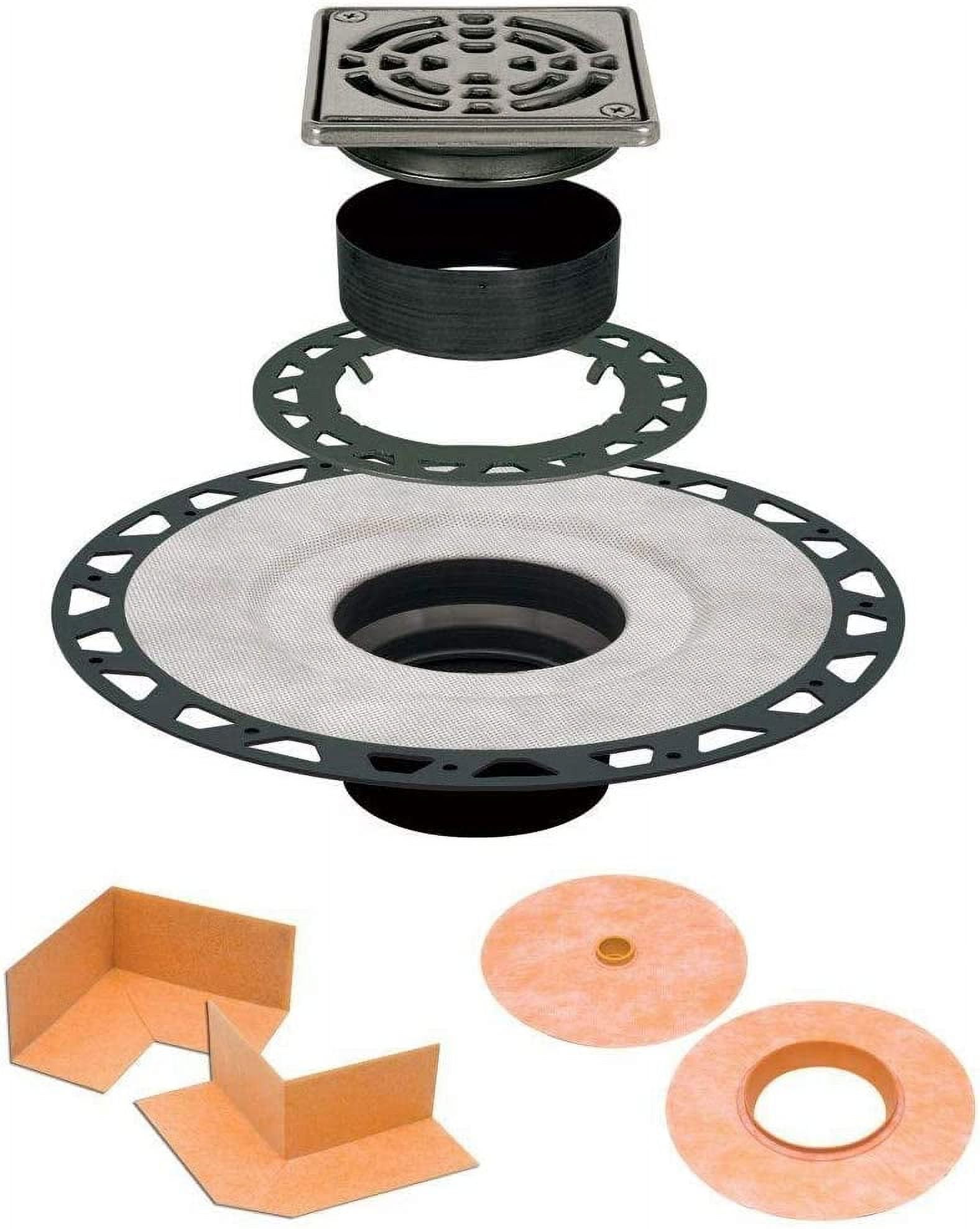 Schluter KerdiDrain ABS Classic Shower Drain Kit with Integrated
