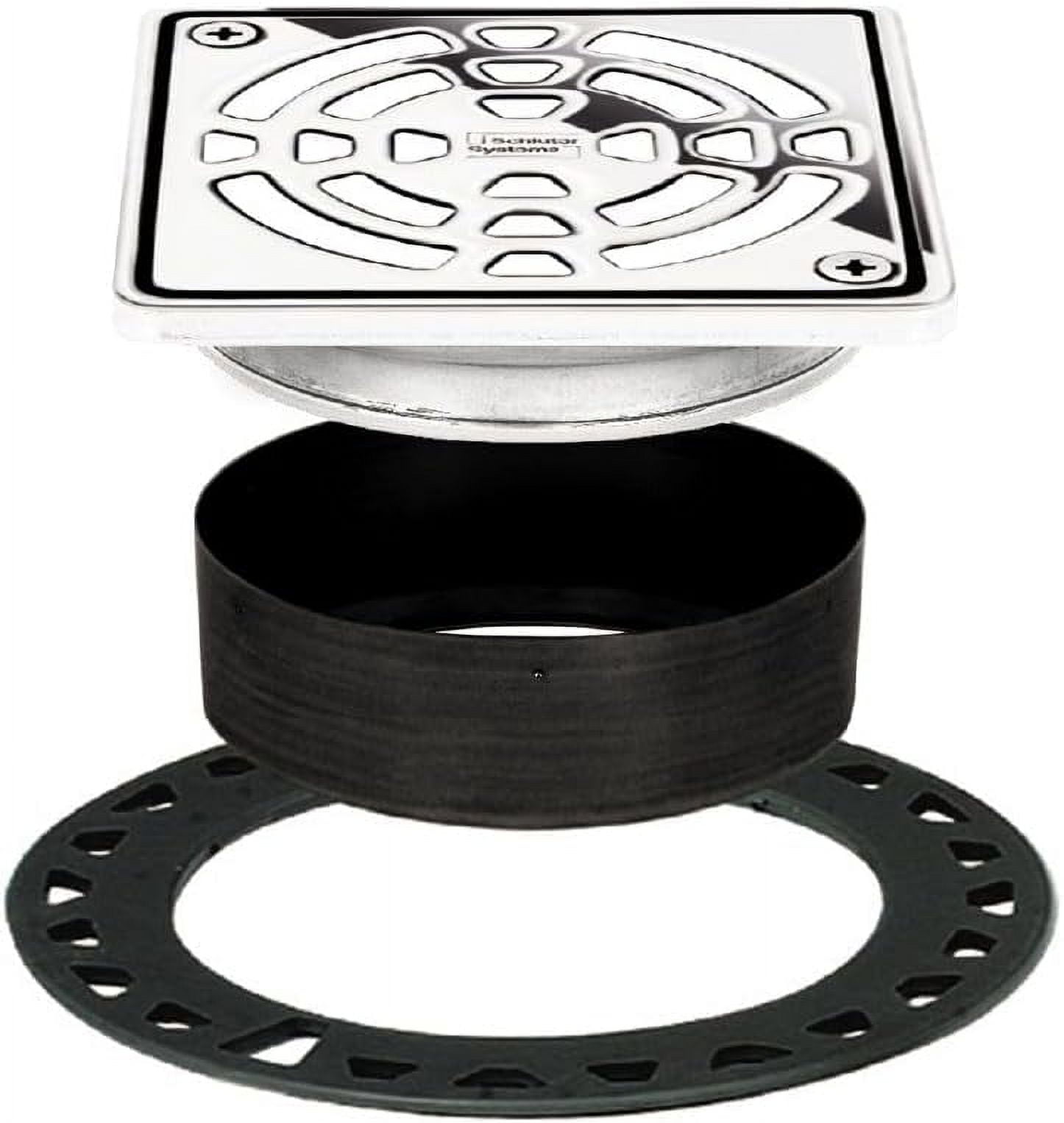 Schluter Kerdi-Drain Classic Shower Grate Kit with Integrated Slope ...
