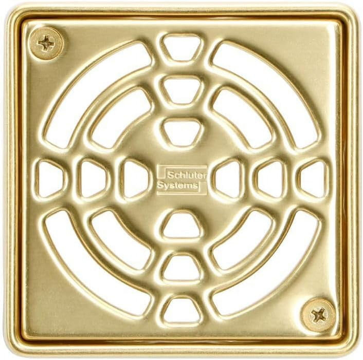 Schluter KerdiDrain Classic Shower Grate Kit with Integrated Slope