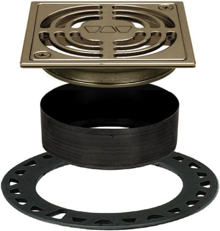Schluter Kerdi-Drain Contour Shower Grate Kit with Integrated Slope ...