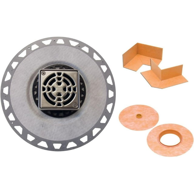 Schluter KerdiDrain PVC Classic Shower Drain Kit with Integrated