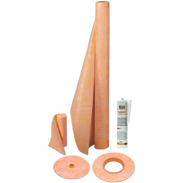 Schluter KerdiTubkit Bathtub Waterproofing Kit Complete Set with