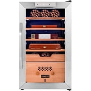 Schm ck  400 Cigar Cooler Humidor W/ Humidity Control, Stainless Steel