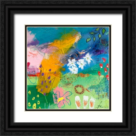 Schmalzl, Franziska 12x12 Black Ornate Wood Framed with Double Matting Museum Art Print Titled - Verzaubert Teil II