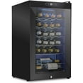 thumbnail image 1 of Schmecke 24-Bottle Wine Cellar with Double-Paned Thermopane Glass & Digital Temperature Control, 1 of 8