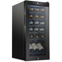 Schmecke 18 Bottle Wine Cooler - Freestanding, Glass Door, Compact Wine Storage