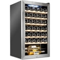 thumbnail image 1 of Schmecke 34 Bottle Wine Cooler with Glass Door, 1 of 9