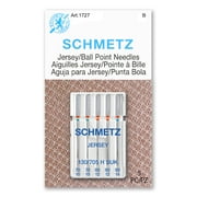 Schmetz Jersey Assorted Sewing Machine Needles - Size 70/10, 80/12, 90/14, 5 Count
