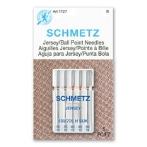 Schmetz Jersey Assorted Sewing Machine Needles - Size 70/10, 80/12, 90/14, 5 Count