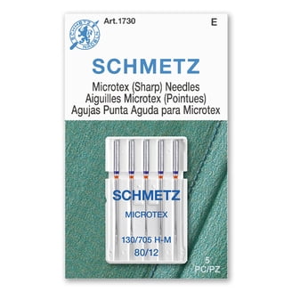 SCHMETZ, Universal Sewing Machine Needles, Size 80/12, 5ct