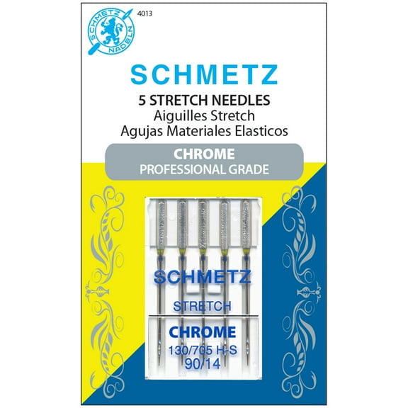 Schmetz Needle Chrome Stretch Sz 90/14 5Pc (Pack Of 5)