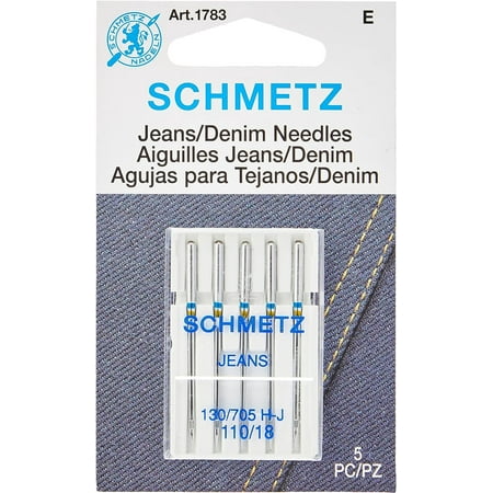 Schmetz Needle Jean Size 110/18 (Pack Of 5)