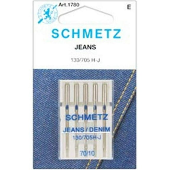 Schmetz Needle Jean Size 70/10 (Pack Of 5)