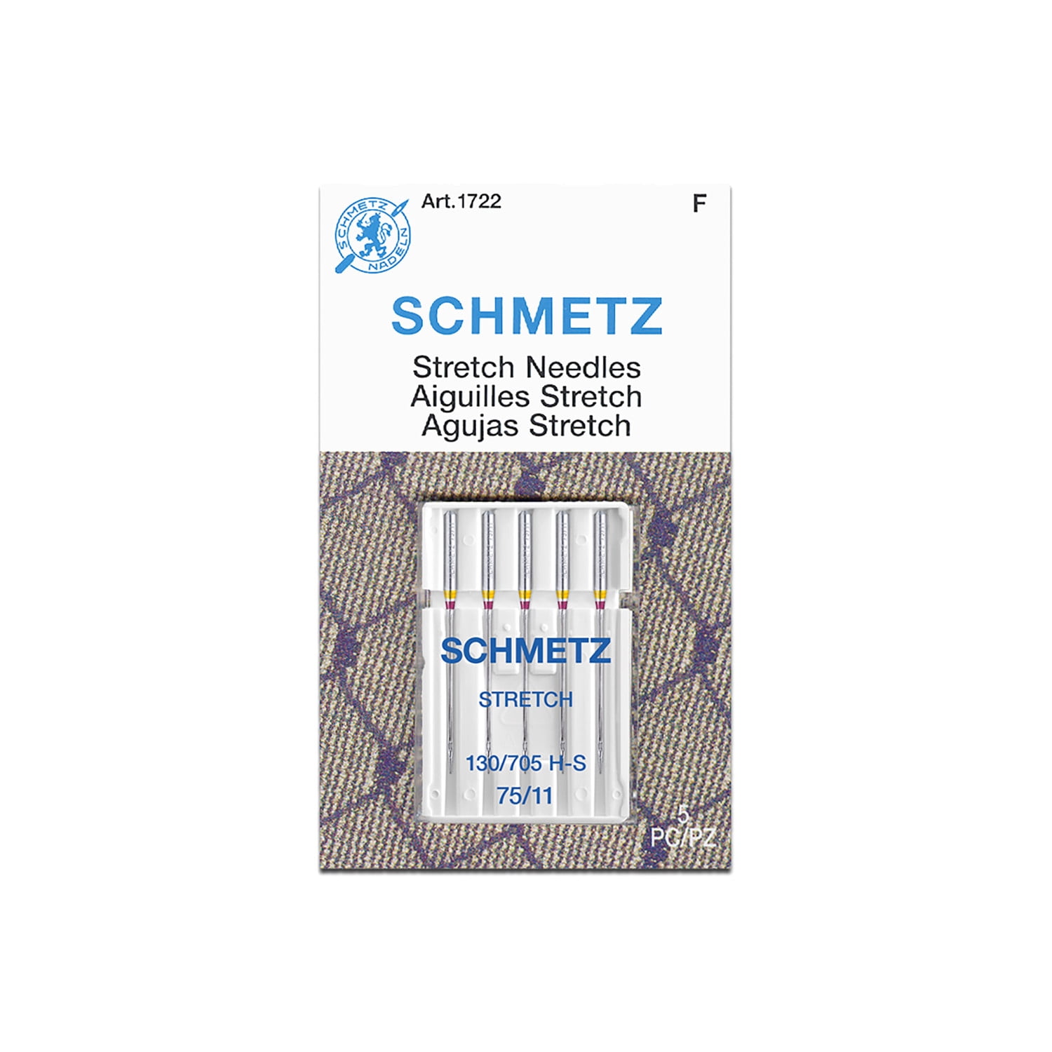 SCHMETZ, Stretch Sewing Machine Needles, Size 75/11, 5ct - Walmart.com