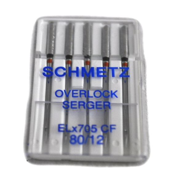 Schmetz Sewing Machine Chrome Finish Needle ELX705CF-80