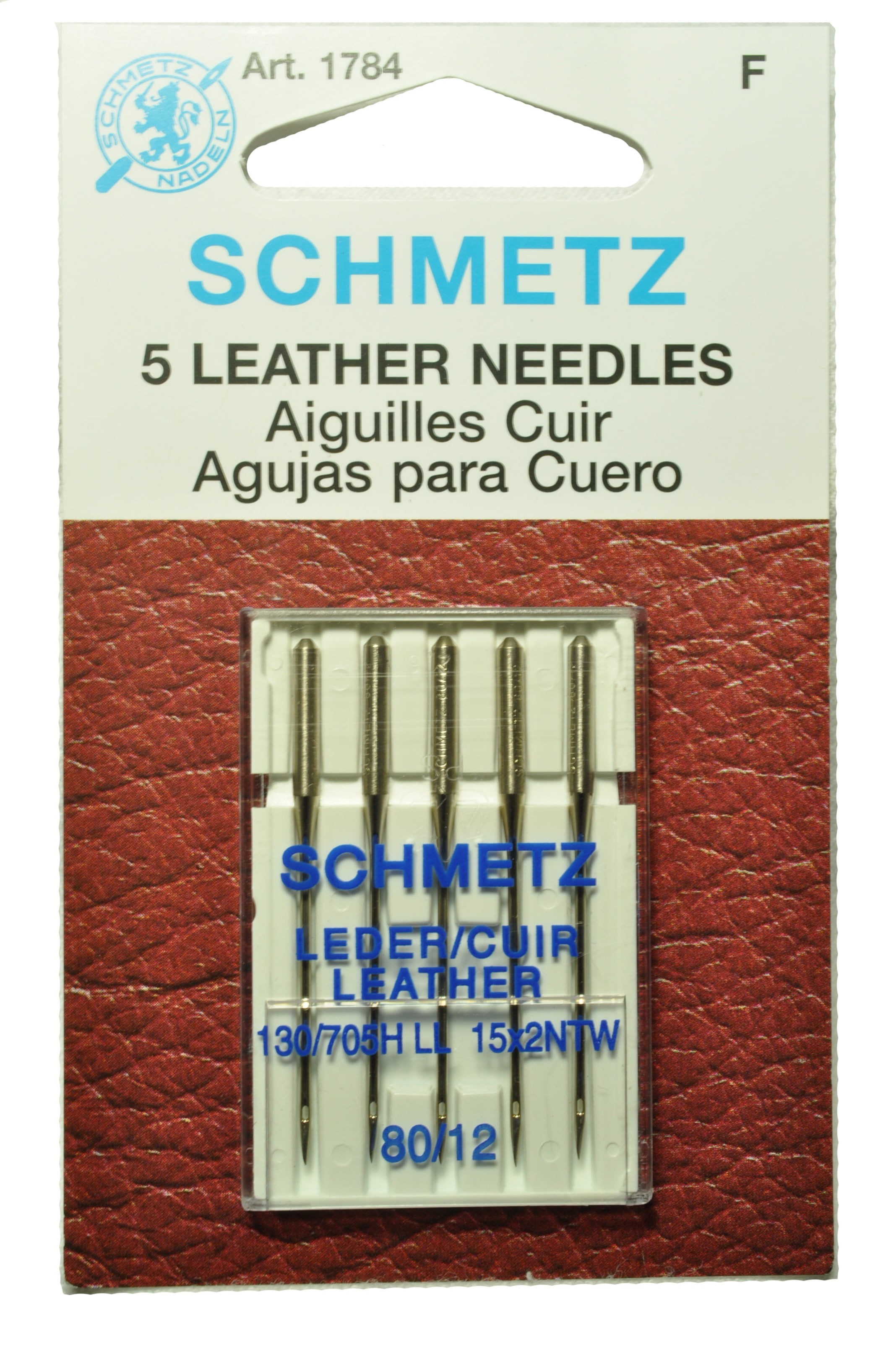 Schmetz Sewing Machine Leather Needle - Walmart.com