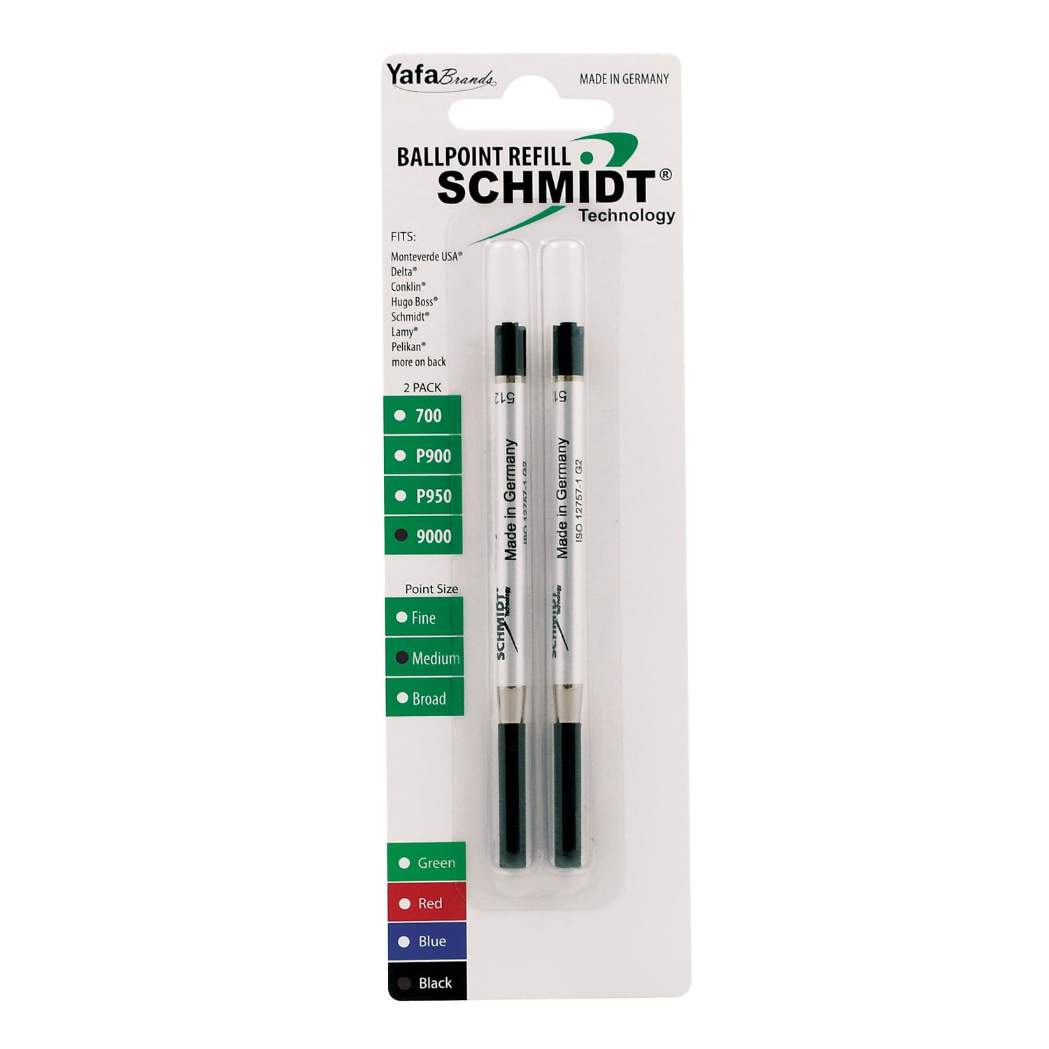 Schmidt Ink Schmidt 9000 Easy Flow Hybrid Ballpoint Refill fits