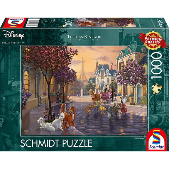 Schmidt Aristocats Disney Thomas Kinkade Jigsaw Puzzle 1000 59690