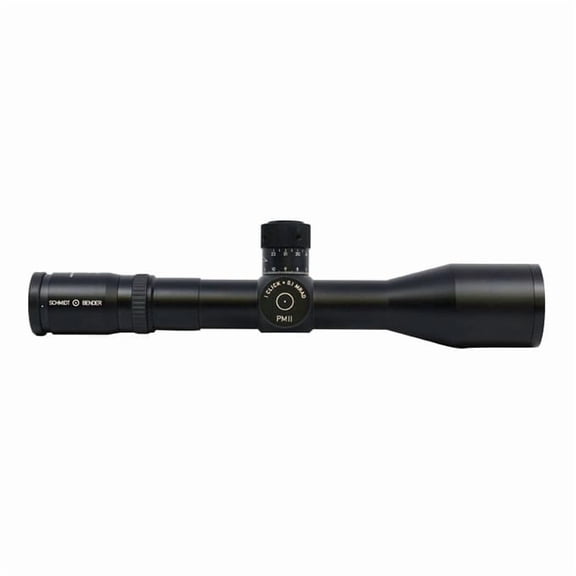 Schmidt Bender 3-12x50 PM II LP Gen II Riflescope, 1cm CCW DT MTC, Illuminated Reticle, Parallax Adjustment, Black (644-911-972-89-64A38)