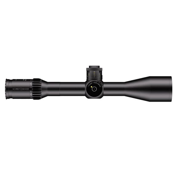Schmidt Bender 3-27x56 PM II High Power Riflescope, FFP P4FL Reticle, MT II Turrets, 0.5cm/100m Adjustments, Black (669-911-972-I5-H5)