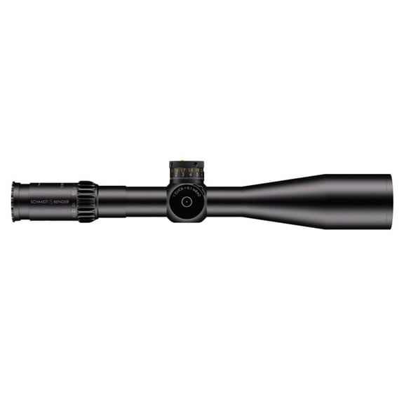 Schmidt Bender 5-25x56mm PM II LP H59 Riflescope, 1cm CW Adjustment, DT II+ MTC LT, 90% Light Transmission (689-911-592-L8-I6)