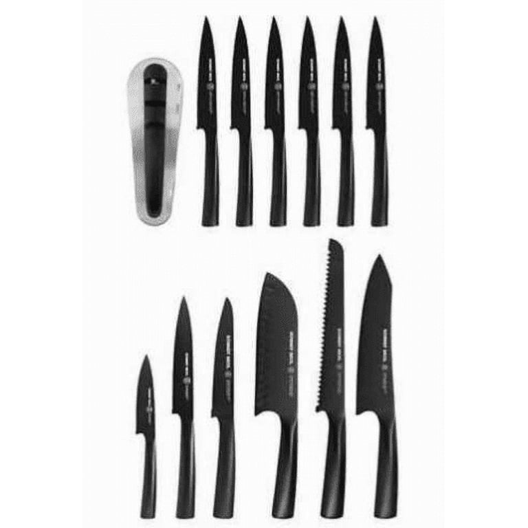 Schmidt Brothers Black Subway 15-piece Knife Block Set