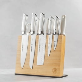 The Pioneer Woman Pioneer Signature 14-Piece Stainless Steel Knife Block Set, Periwinkle