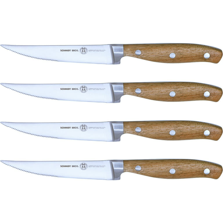 Williams Sonoma Schmidt Brothers Heritage Knives Steak Knives with Case,  Set of 4