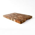 thumbnail interactive-video image 1 of 18" Acacia End-Grain Cutting Board, 1 of 9