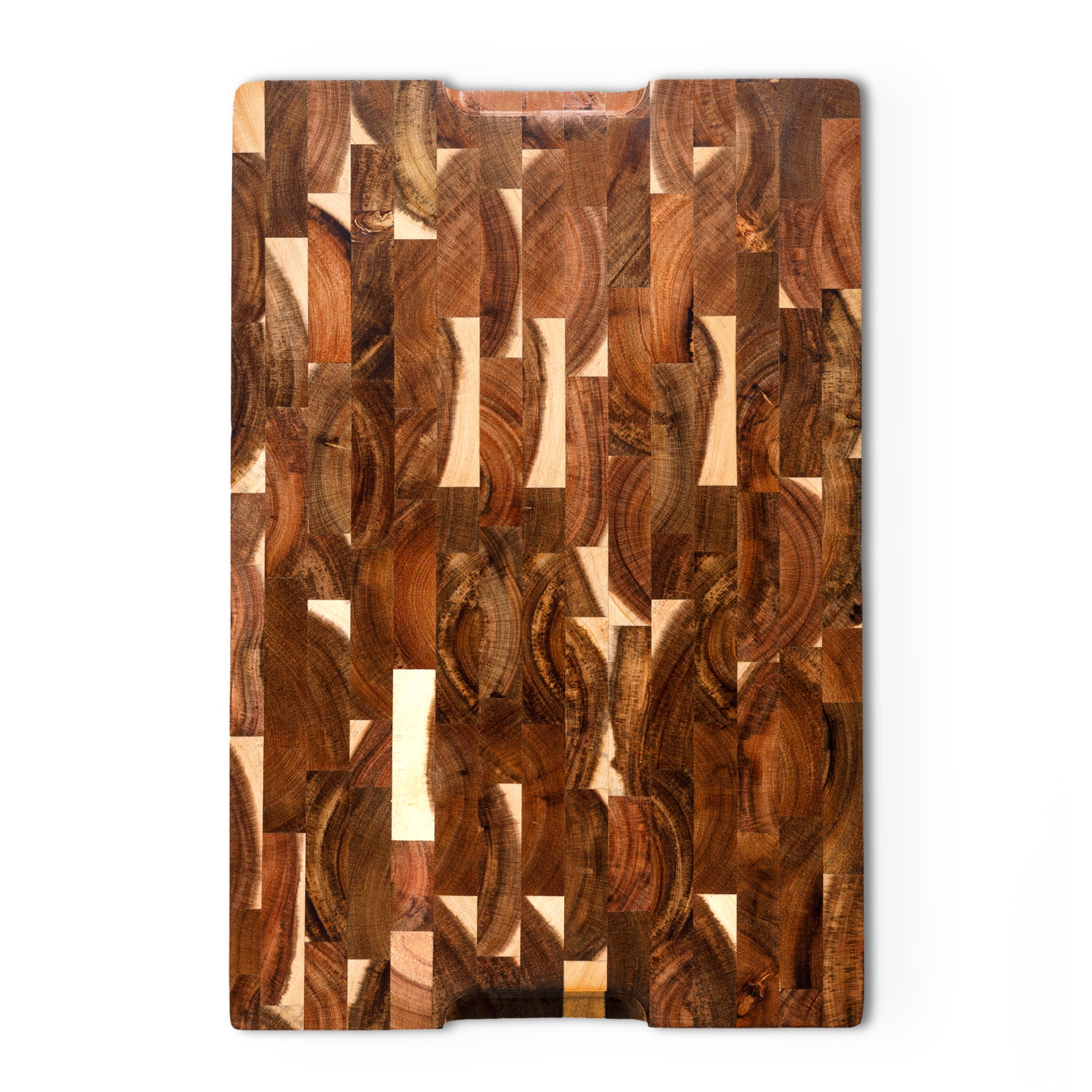 Schmidt Brothers Cutlery, Acacia End-Grain Gourmet Cutting Board, 18” x 12” x 1.2” - Walmart.com